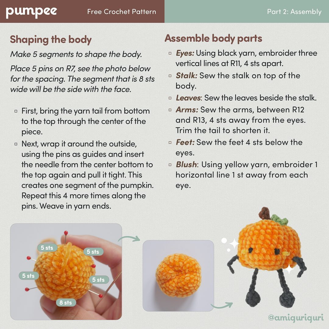 Free Crochet Pattern: Adorable Pumpee!