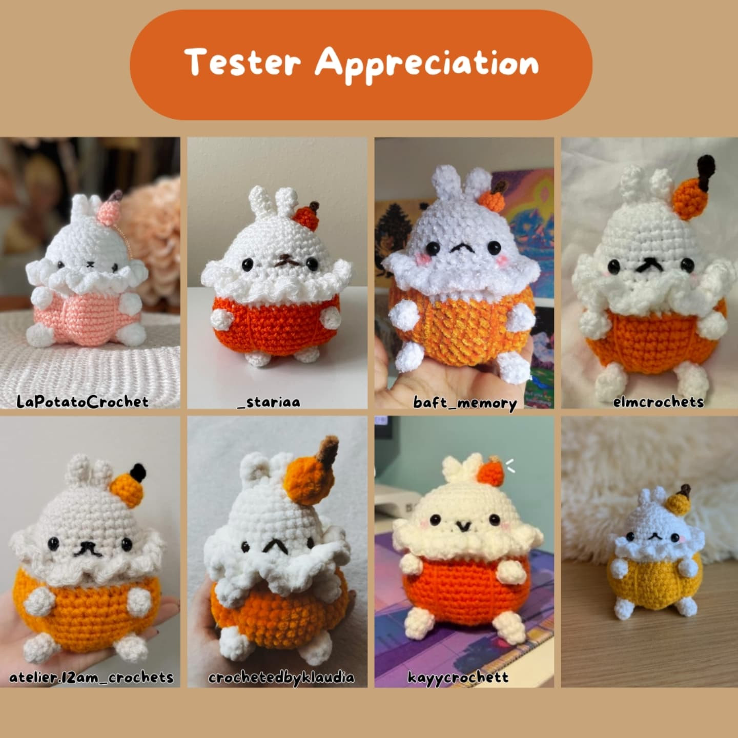 Free Crochet Pattern: Adorable Pumpkin Bunny