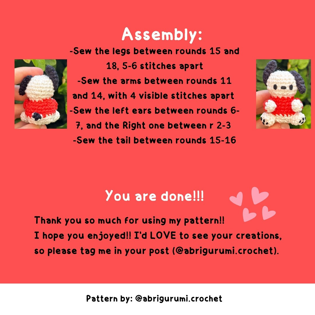 Free Crochet Pattern: Adorable Puppy Amigurumi Finally