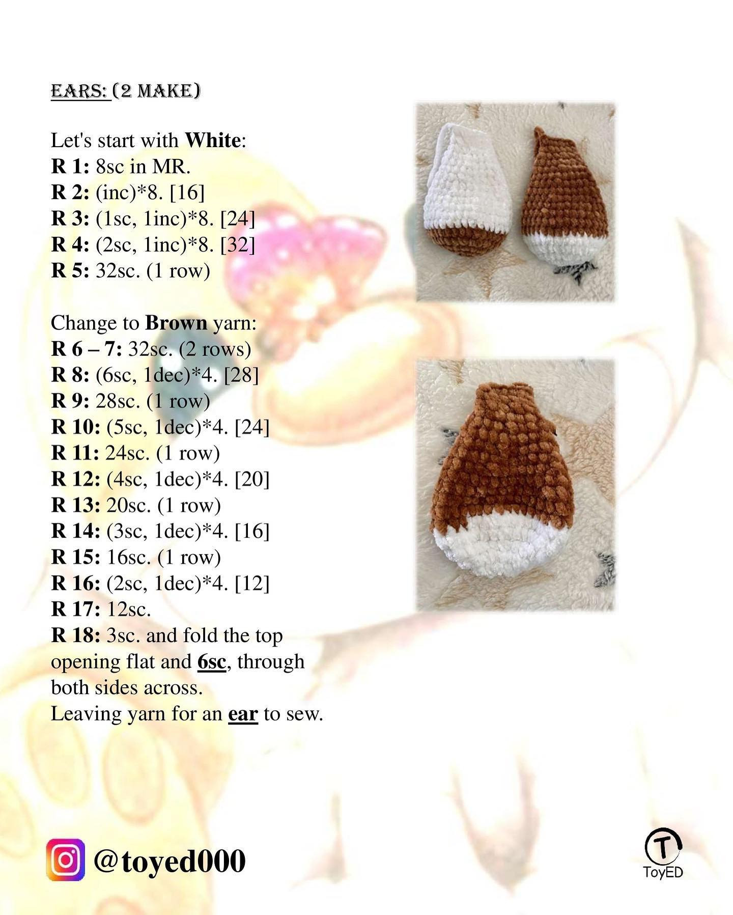 Free Crochet Pattern: Adorable Puppy Amigurumi 🐶 Free Crochet Pattern 🐶