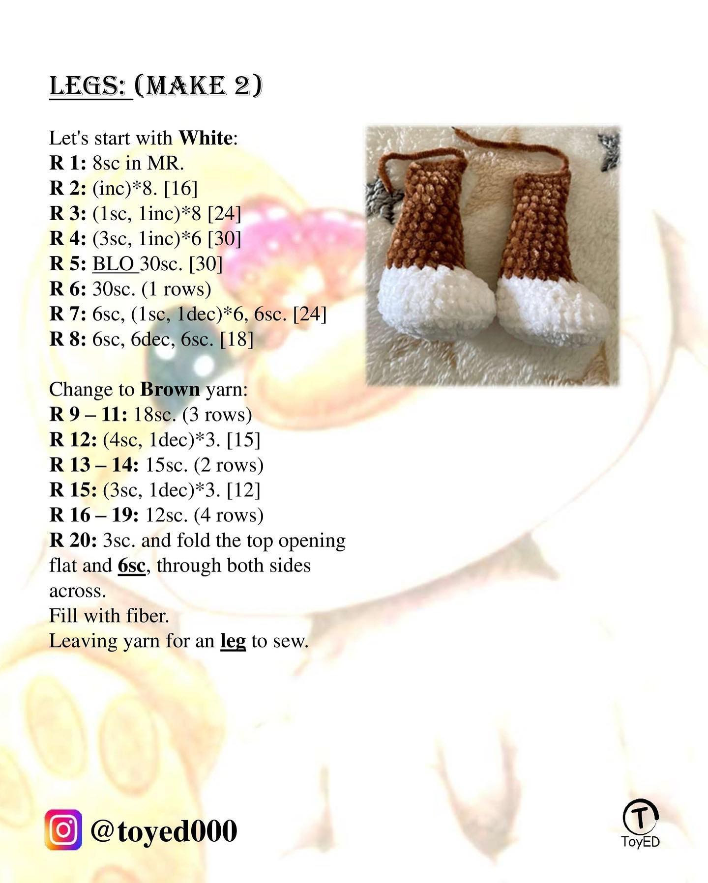 Free Crochet Pattern: Adorable Puppy Amigurumi 🐶 Free Crochet Pattern 🐶