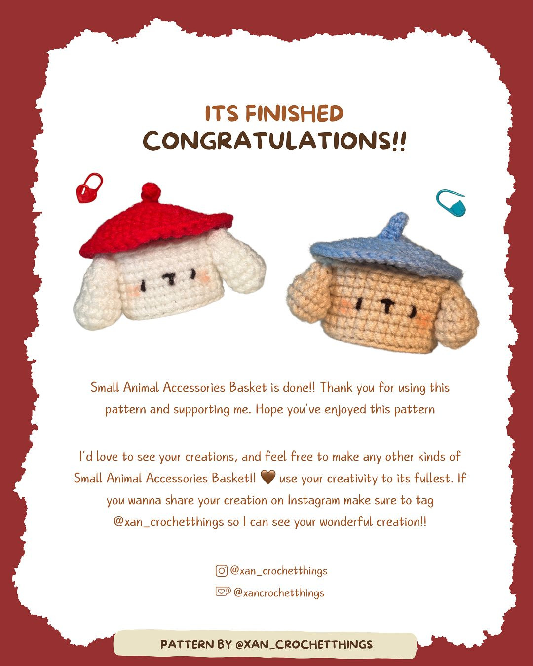 Free Crochet Pattern: Adorable Puppy Hat Holders
