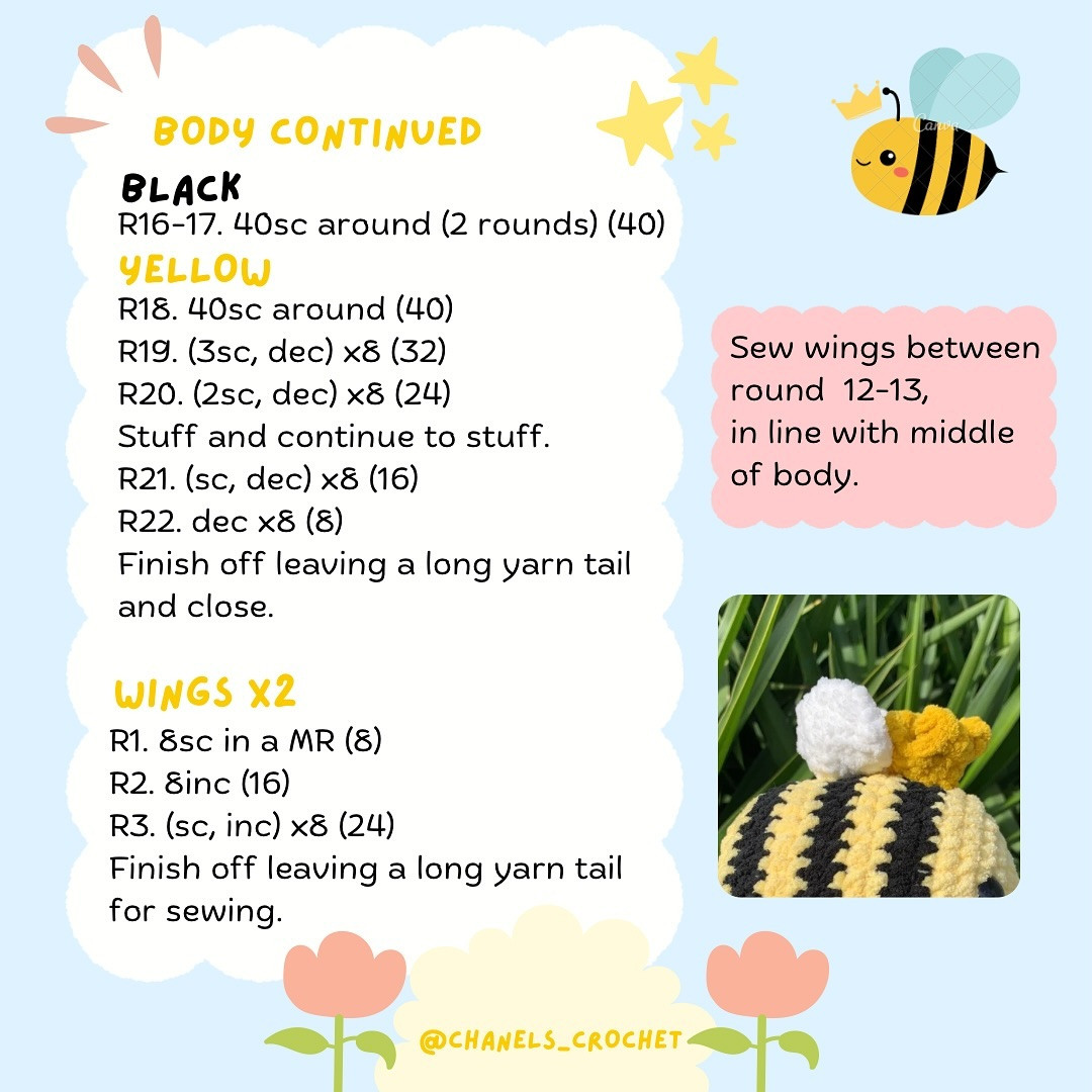 Free Crochet Pattern: Adorable Queen Bee Amigurumi