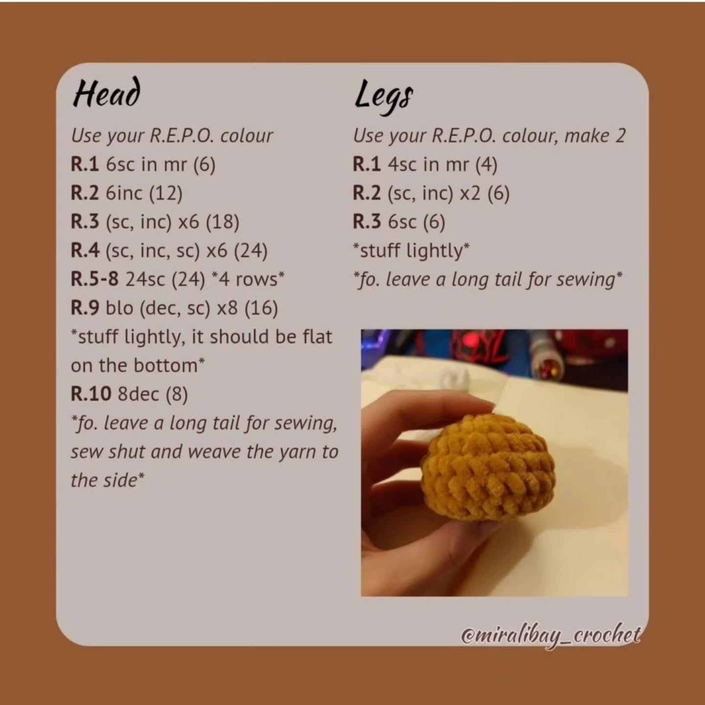 Free Crochet Pattern: Adorable R.E.P.O. Amigurumi
