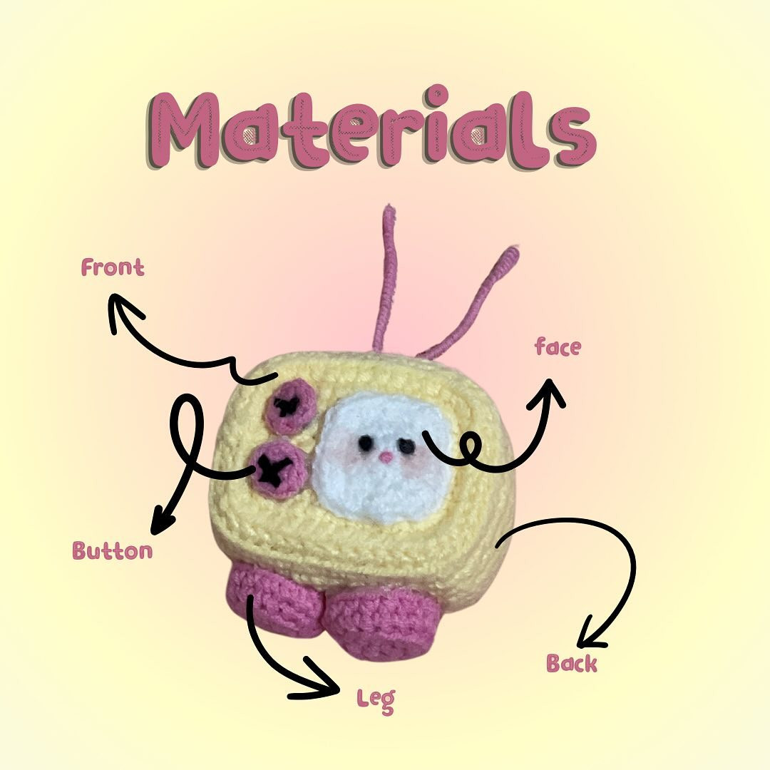 Free Crochet Pattern: Adorable Retro TV Amigurumi