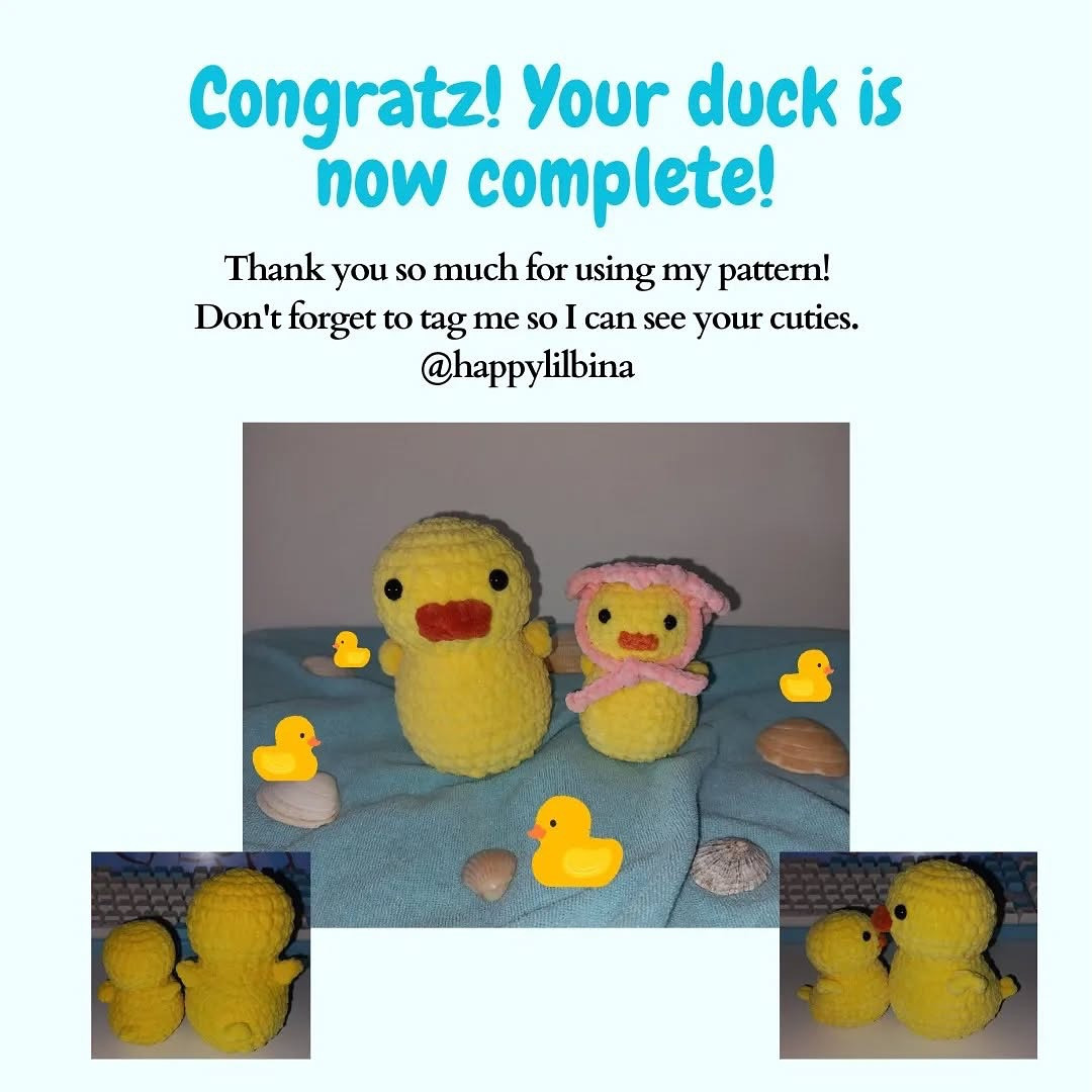 Free Crochet Pattern: Adorable Rubber Ducks!