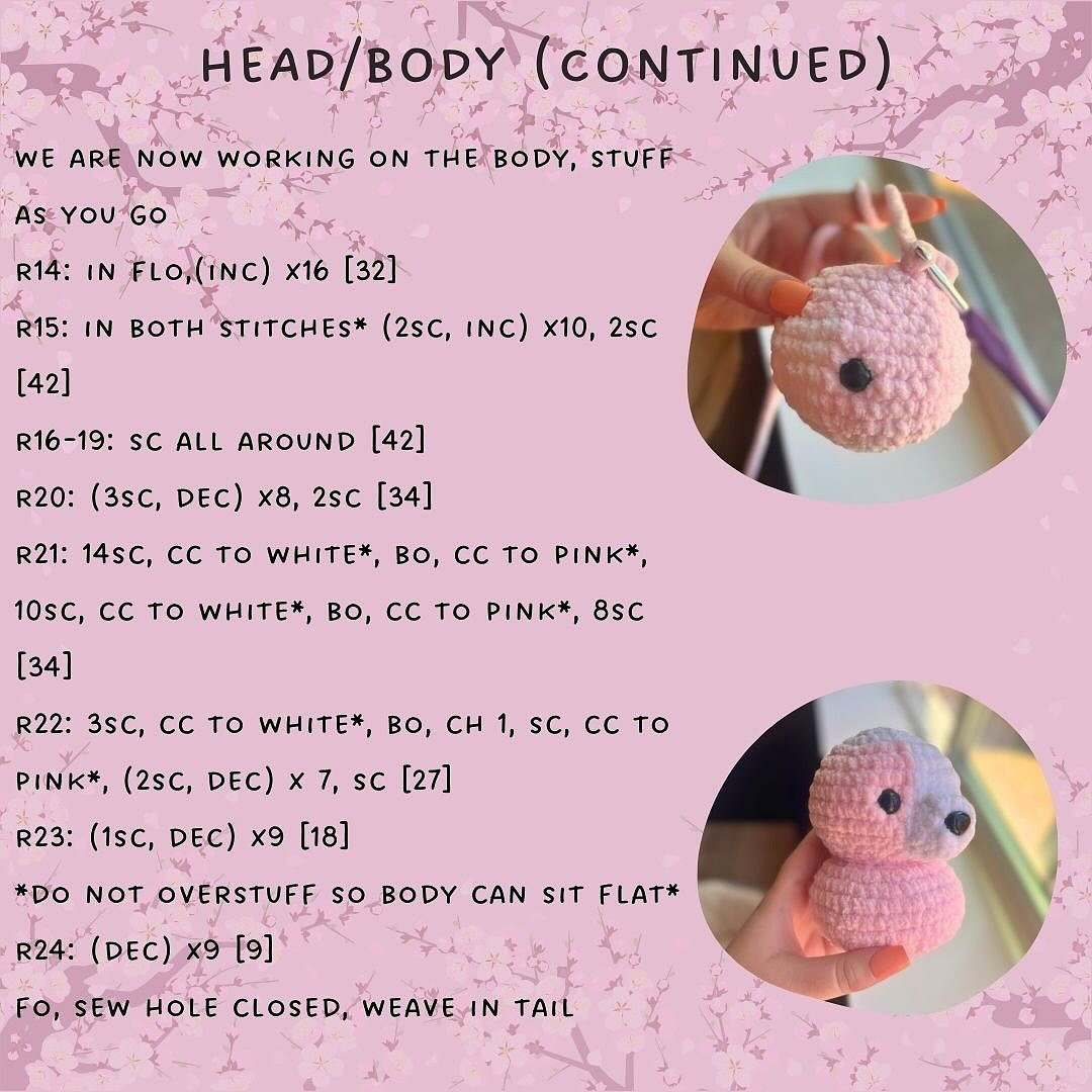 Free Crochet Pattern: Adorable Sakura Deer Amigurumi