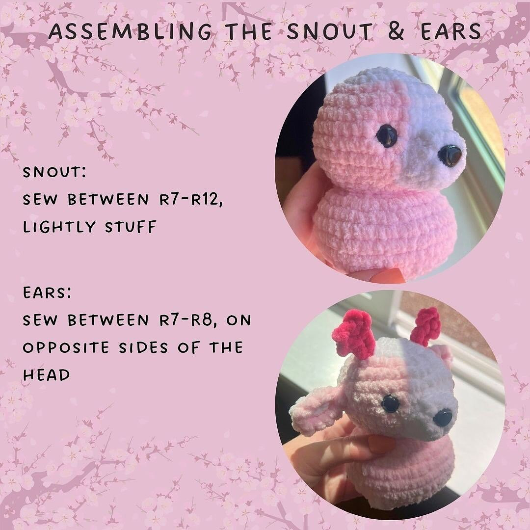 Free Crochet Pattern: Adorable Sakura Deer Amigurumi