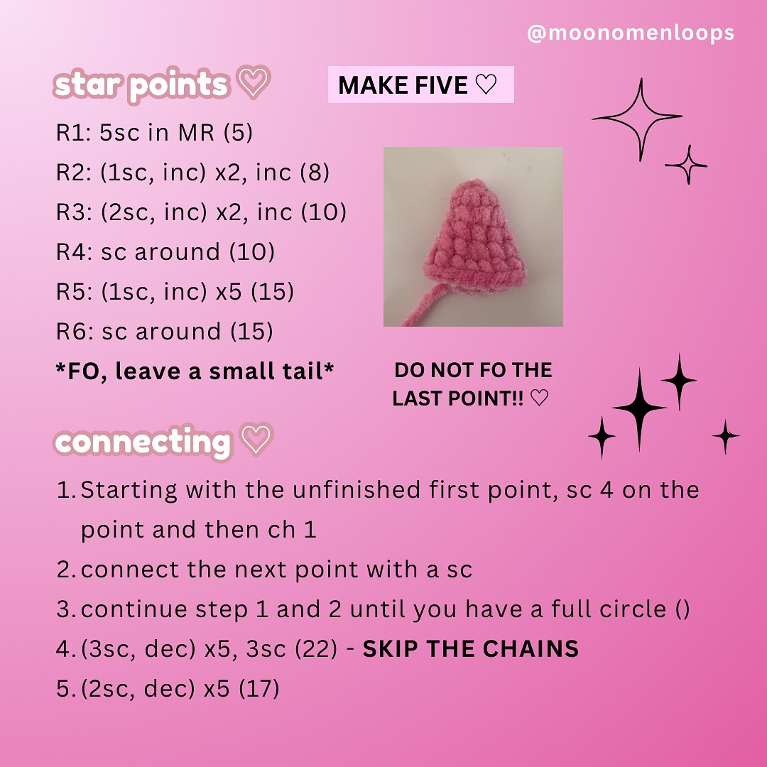 Free Crochet Pattern: Adorable Sleeping Kitty on Star Pillow