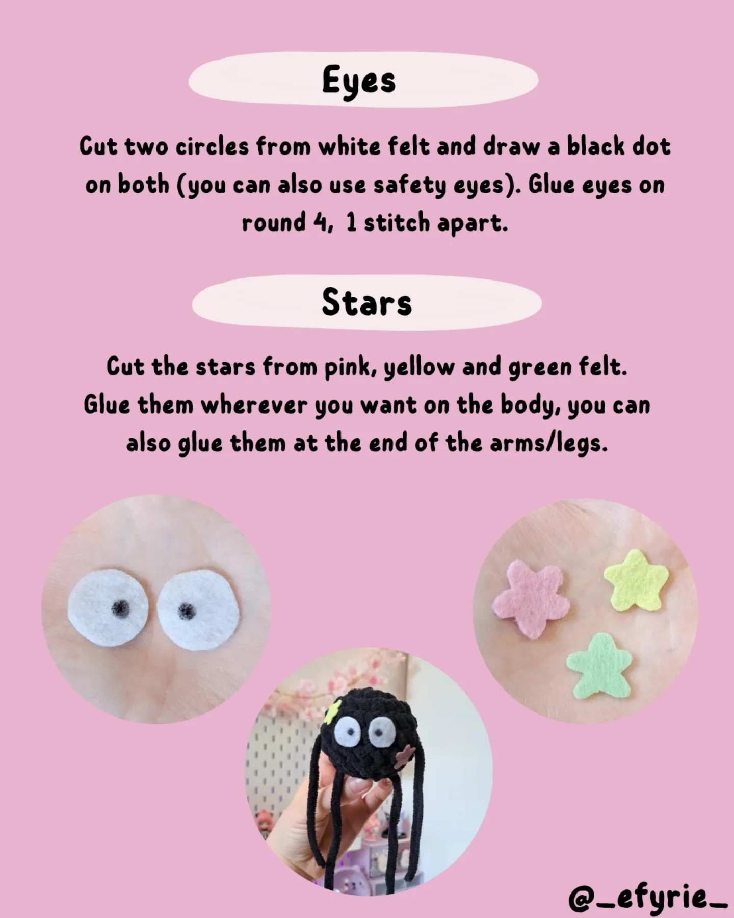 Free Crochet Pattern: Adorable Soot Sprites Amigurumi