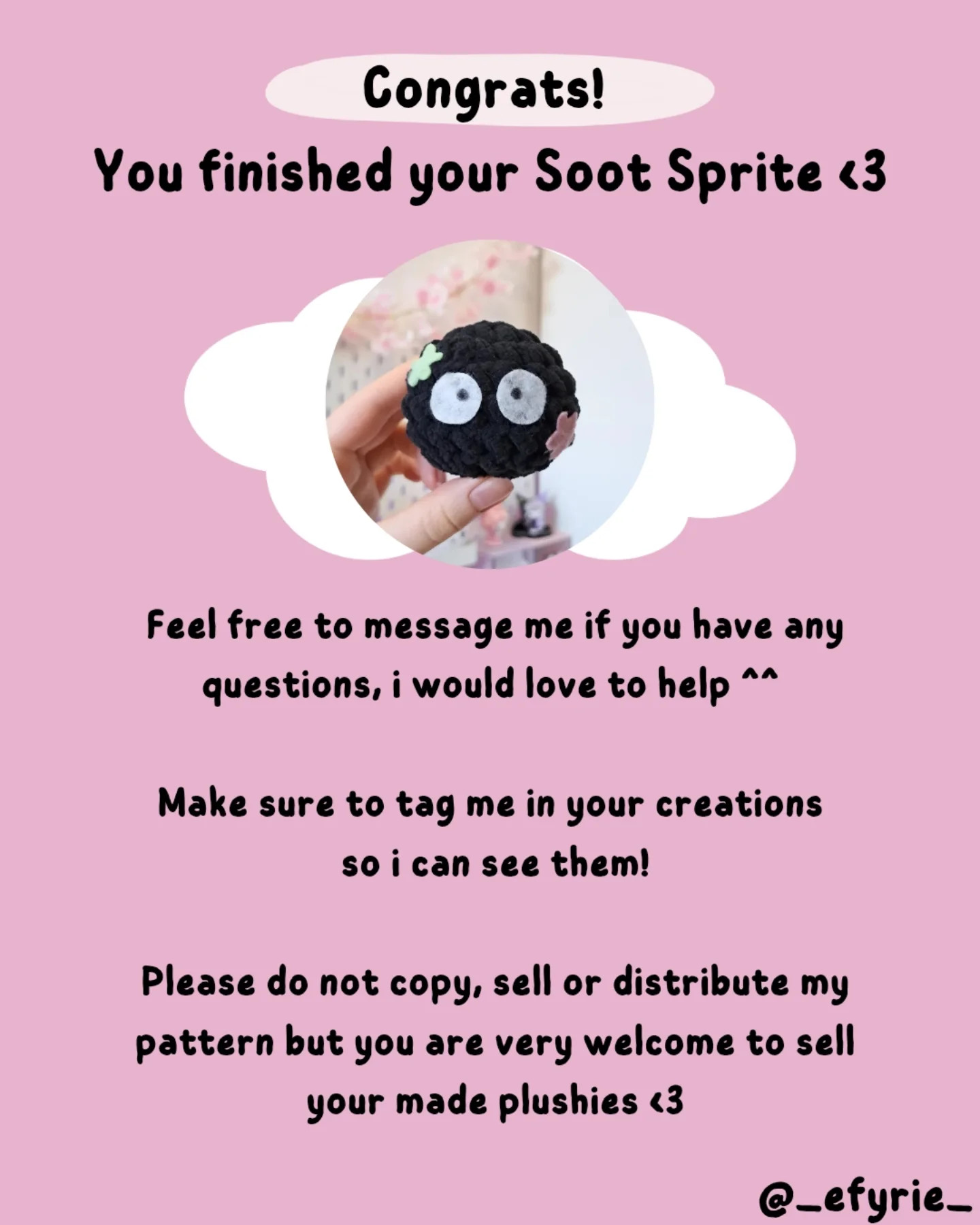 Free Crochet Pattern: Adorable Soot Sprites Amigurumi