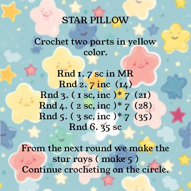 Free Crochet Pattern: Adorable Star Pillow Cat