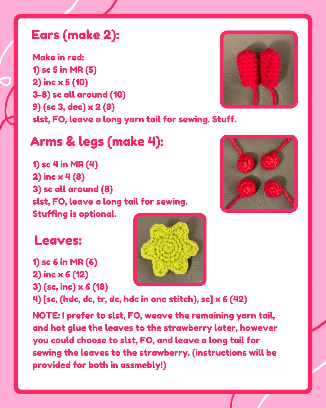 Free Crochet Pattern: Adorable Strawberry Amigurumi!