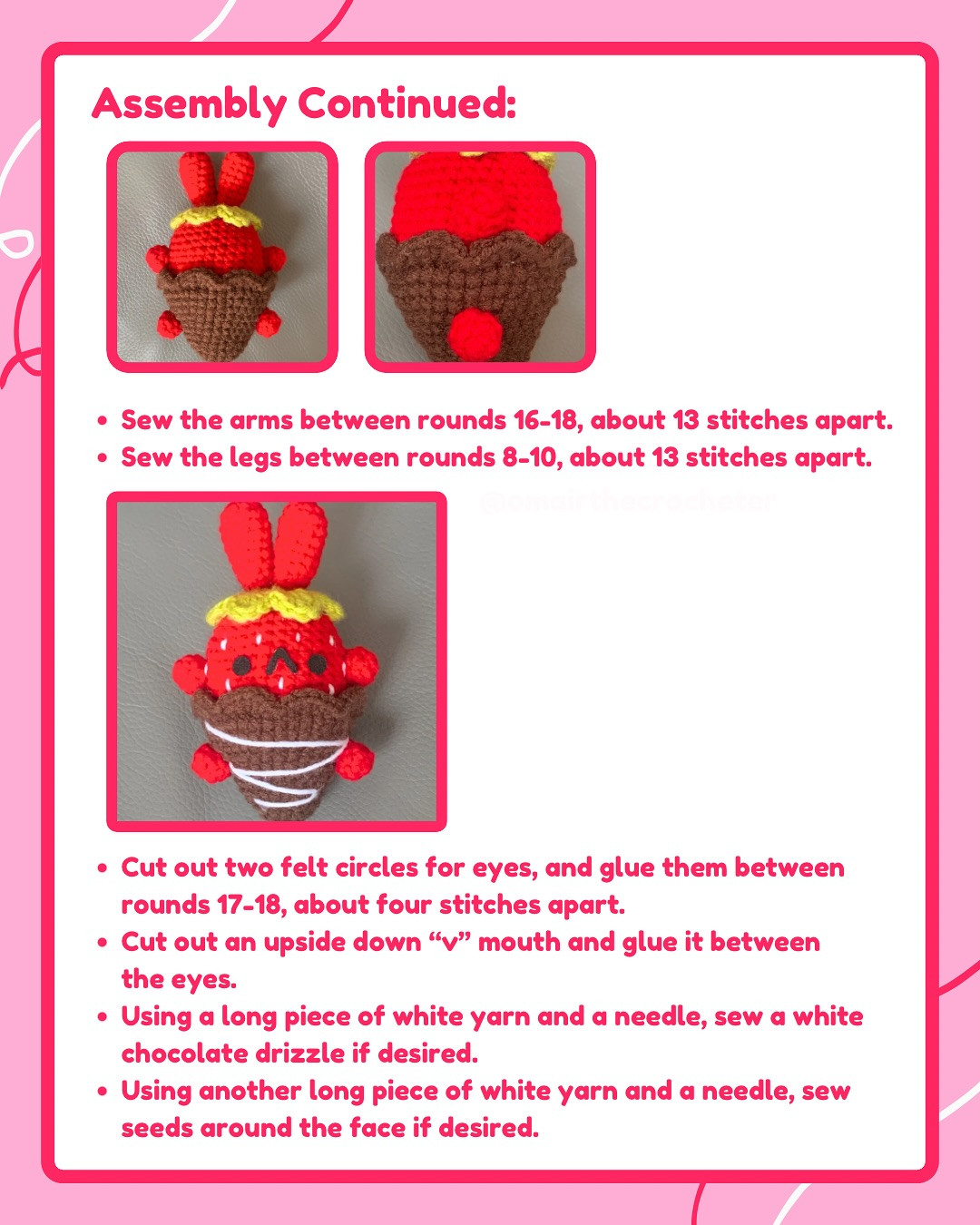 Free Crochet Pattern: Adorable Strawberry Amigurumi!