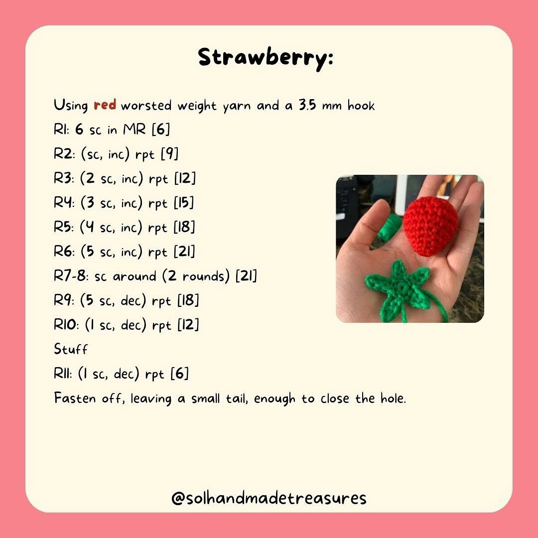 Free Crochet Pattern: Adorable Strawberry Ducklings