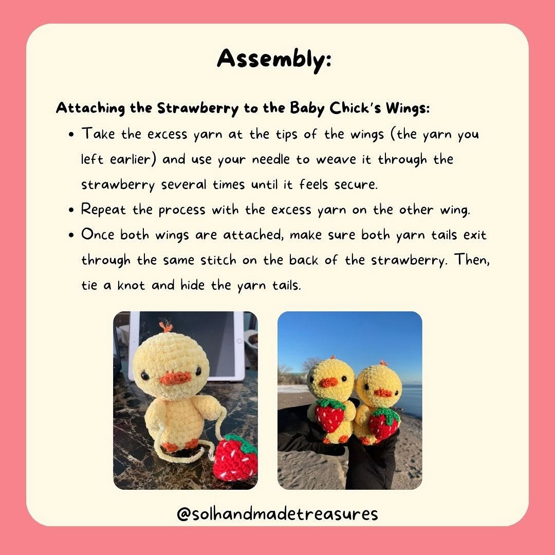 Free Crochet Pattern: Adorable Strawberry Ducklings
