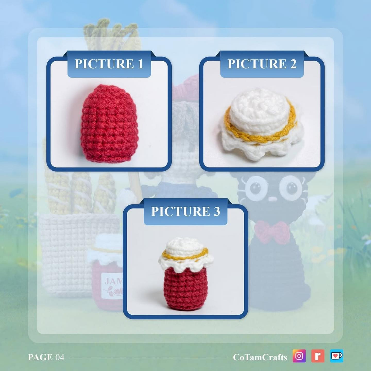 Free Crochet Pattern: Adorable Strawberry Jam Jar