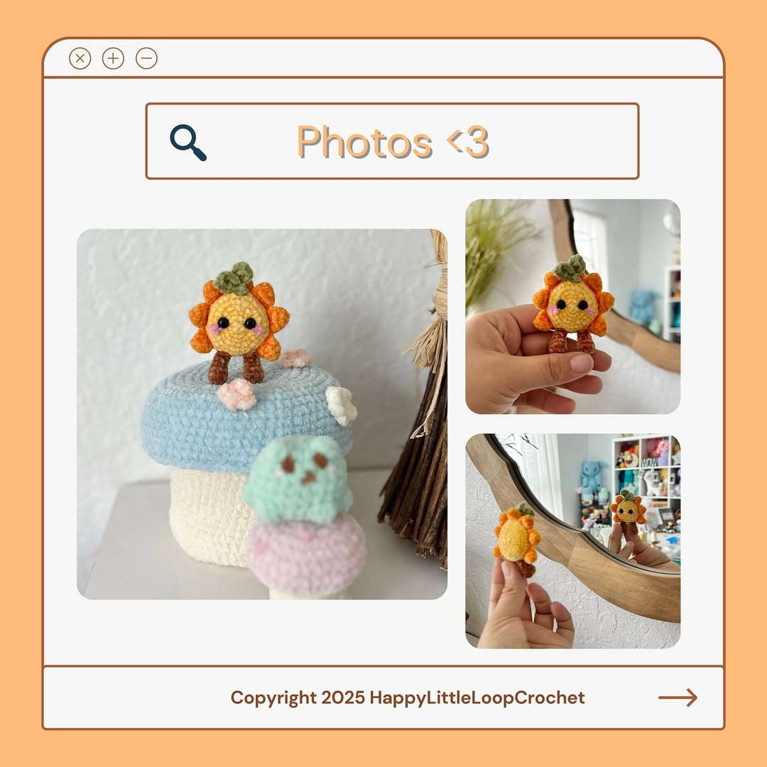 Free Crochet Pattern: Adorable Sun Sprout Amigurumi