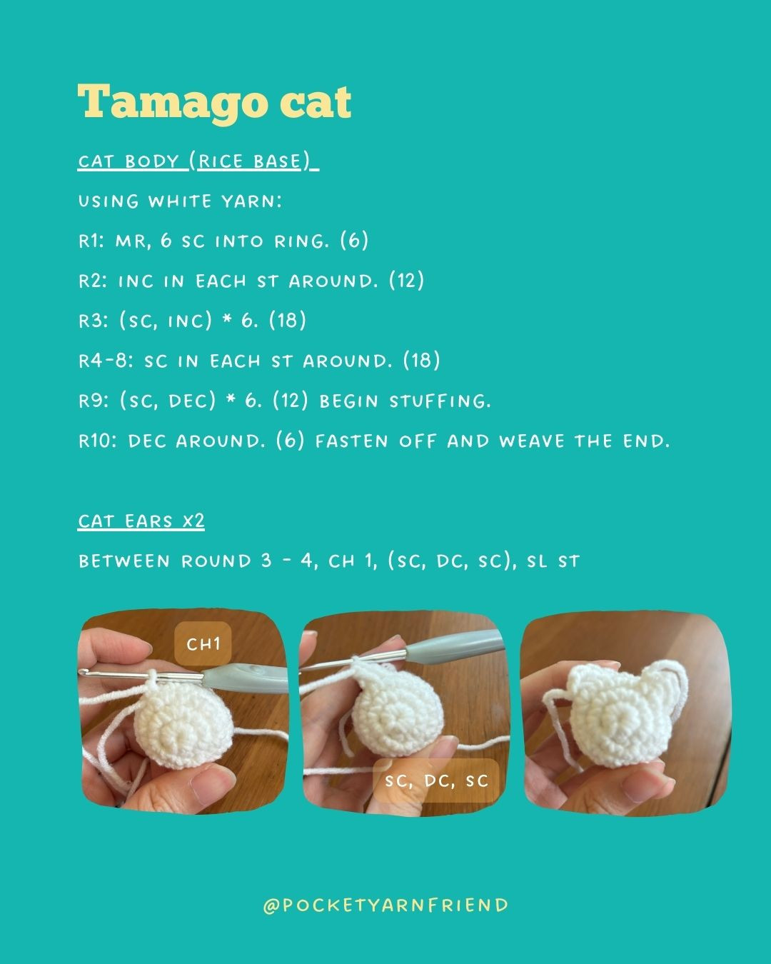 Free Crochet Pattern: Adorable Sushi Animals