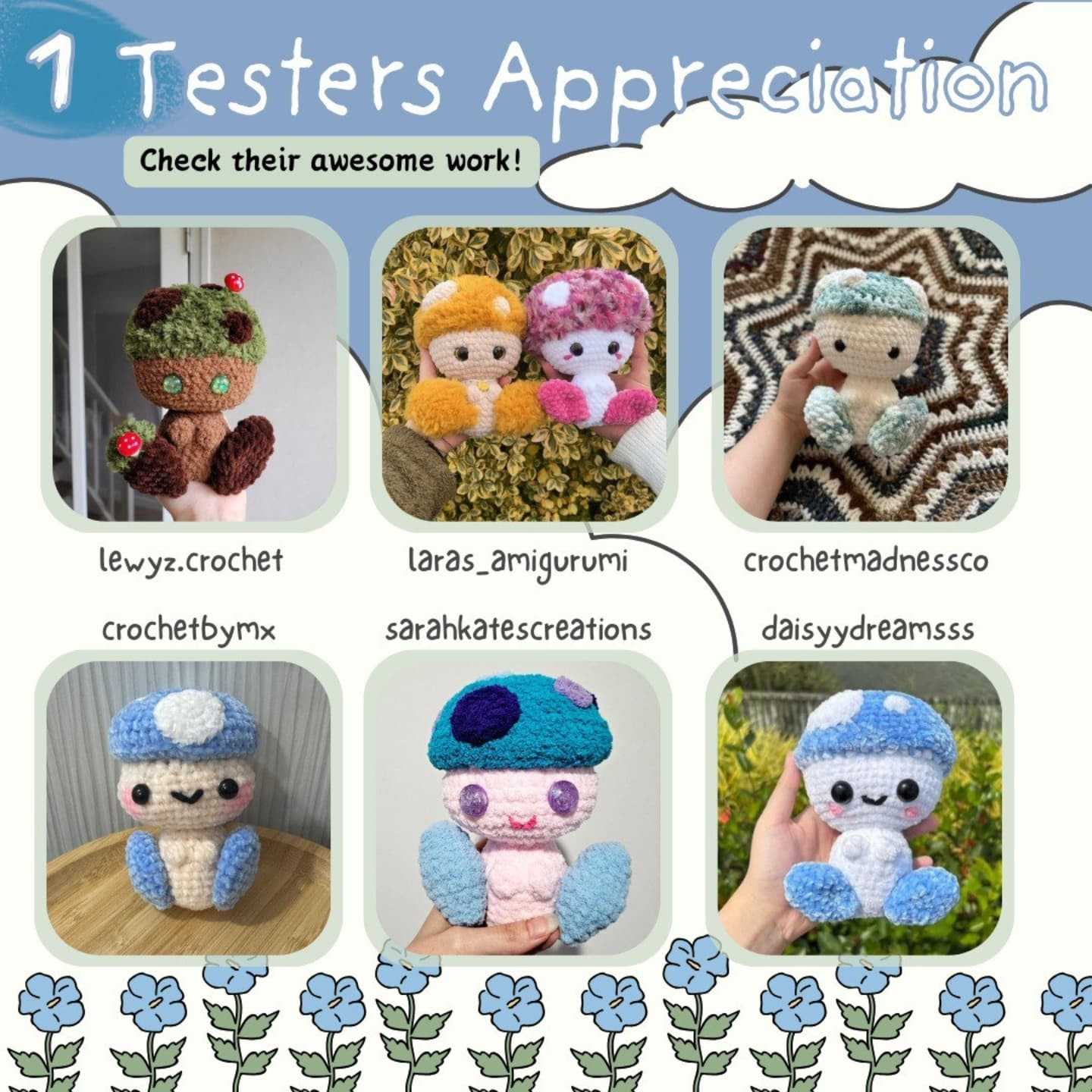 Free Crochet Pattern: Adorable Toadstool Amigurumi