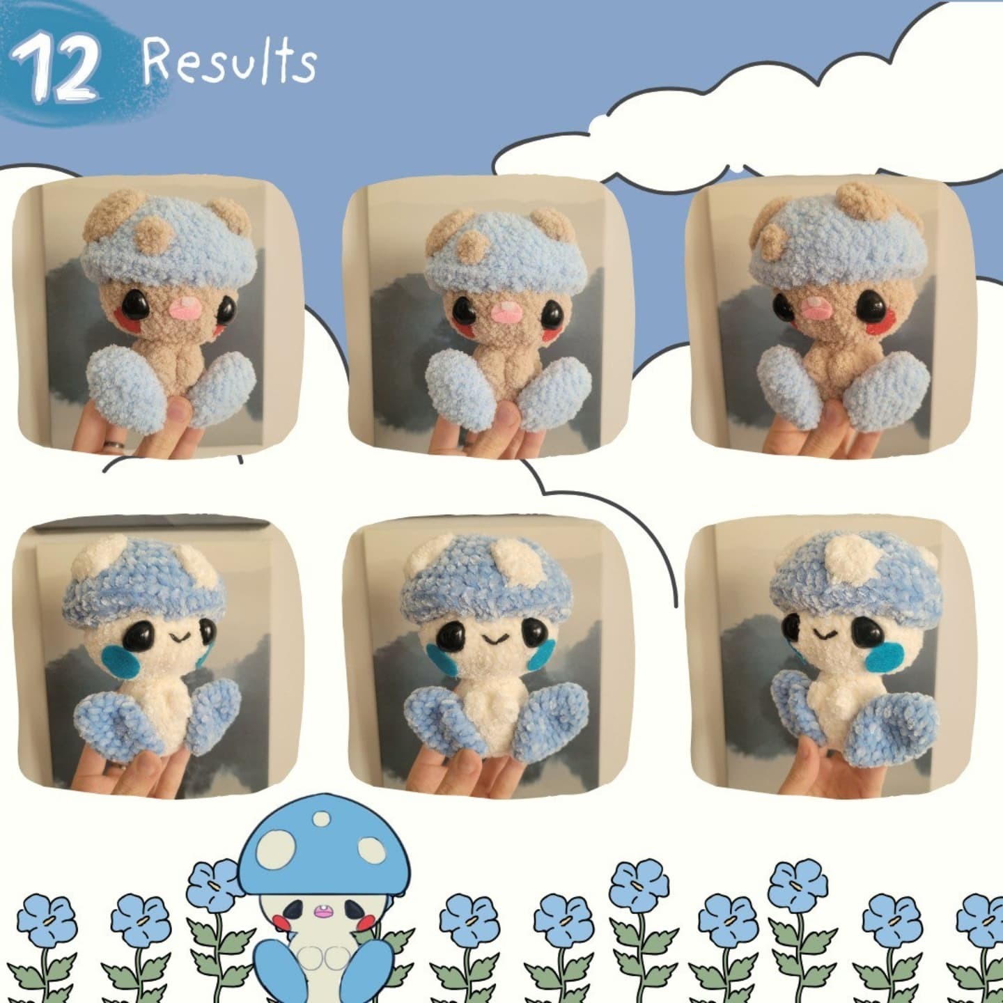 Free Crochet Pattern: Adorable Toadstool Amigurumi