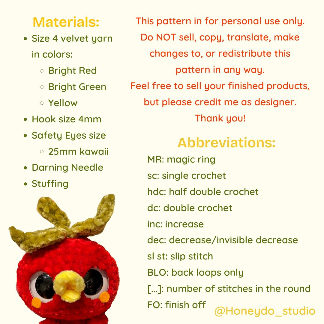 Free Crochet Pattern: Adorable Tomato Duck