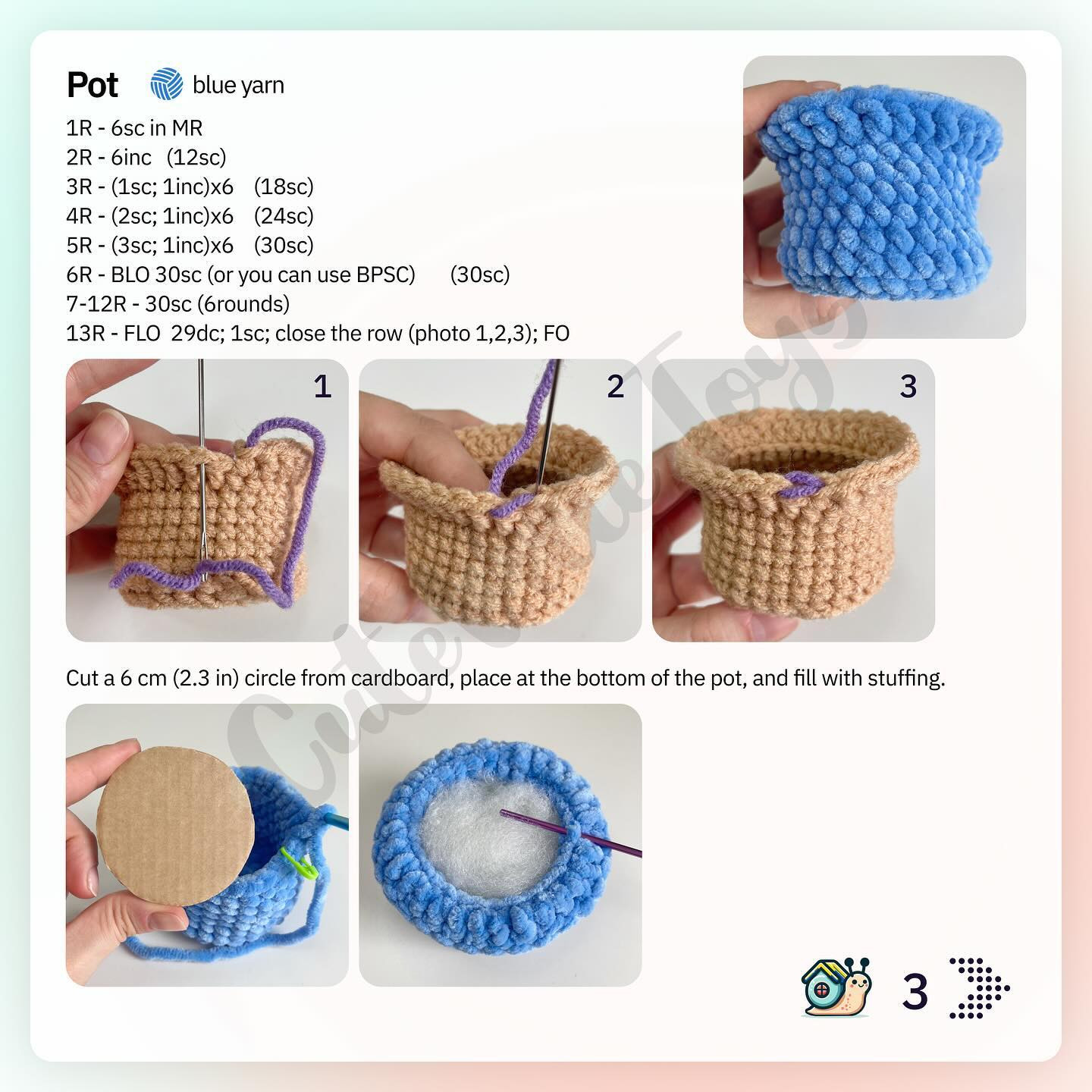 Free Crochet Pattern: Adorable Tulip in a Pot
