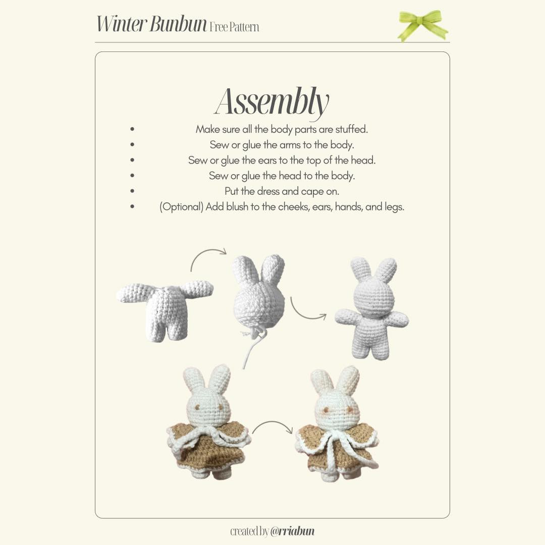 Free Crochet Pattern: Adorable Winter Bunnies