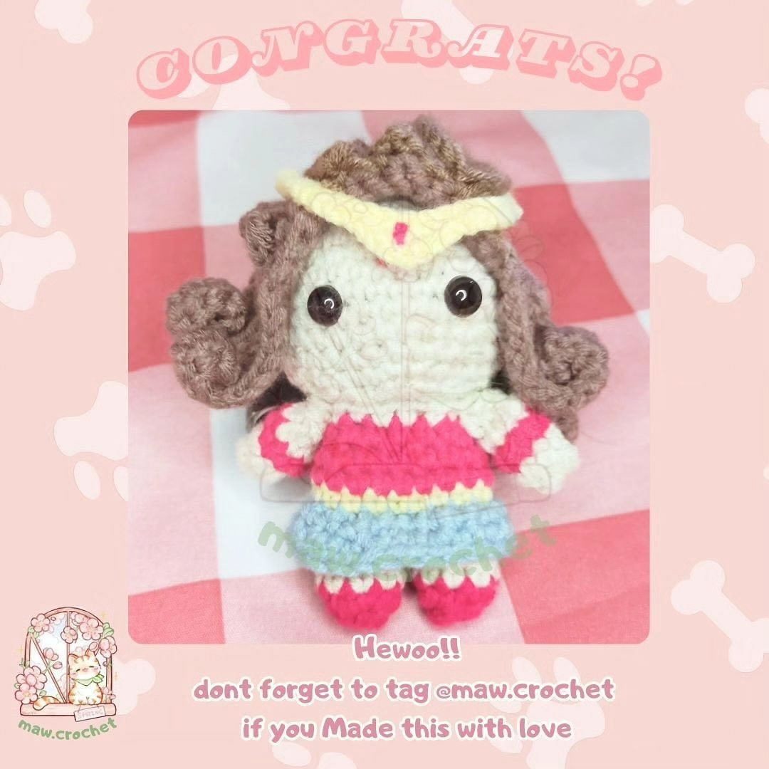 Free Crochet Pattern: Adorable Wonder Woman Amigurumi