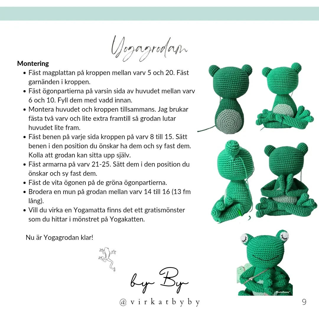 Free Crochet Pattern: Adorable Yoga Frog & Cat Amigurumi