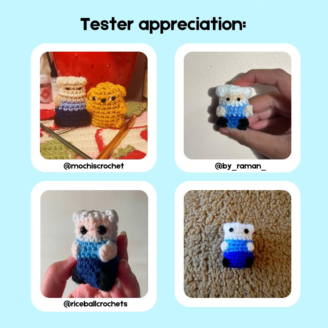 Free Crochet Pattern: Adventure Time Beans