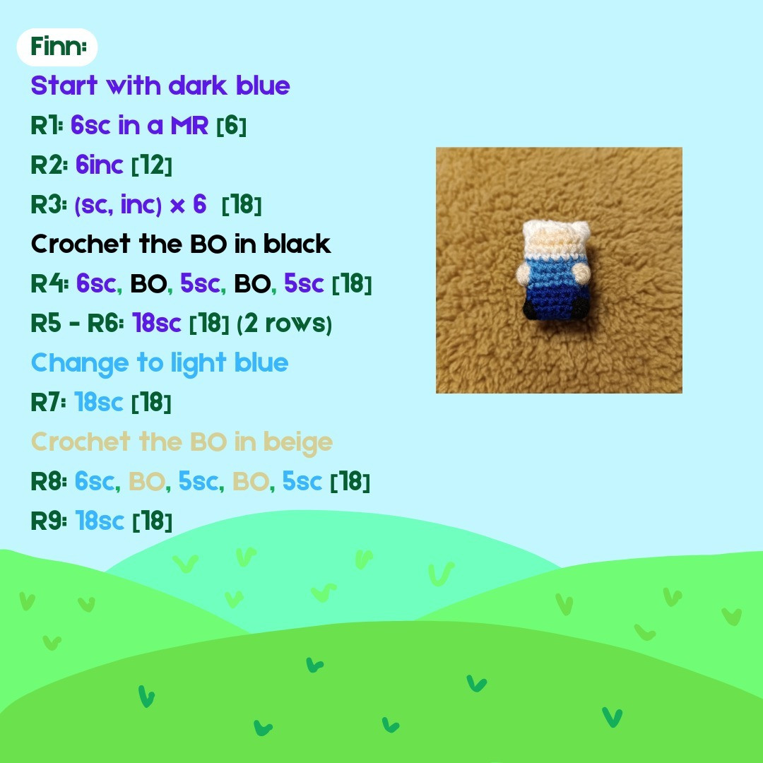 Free Crochet Pattern: Adventure Time Beans
