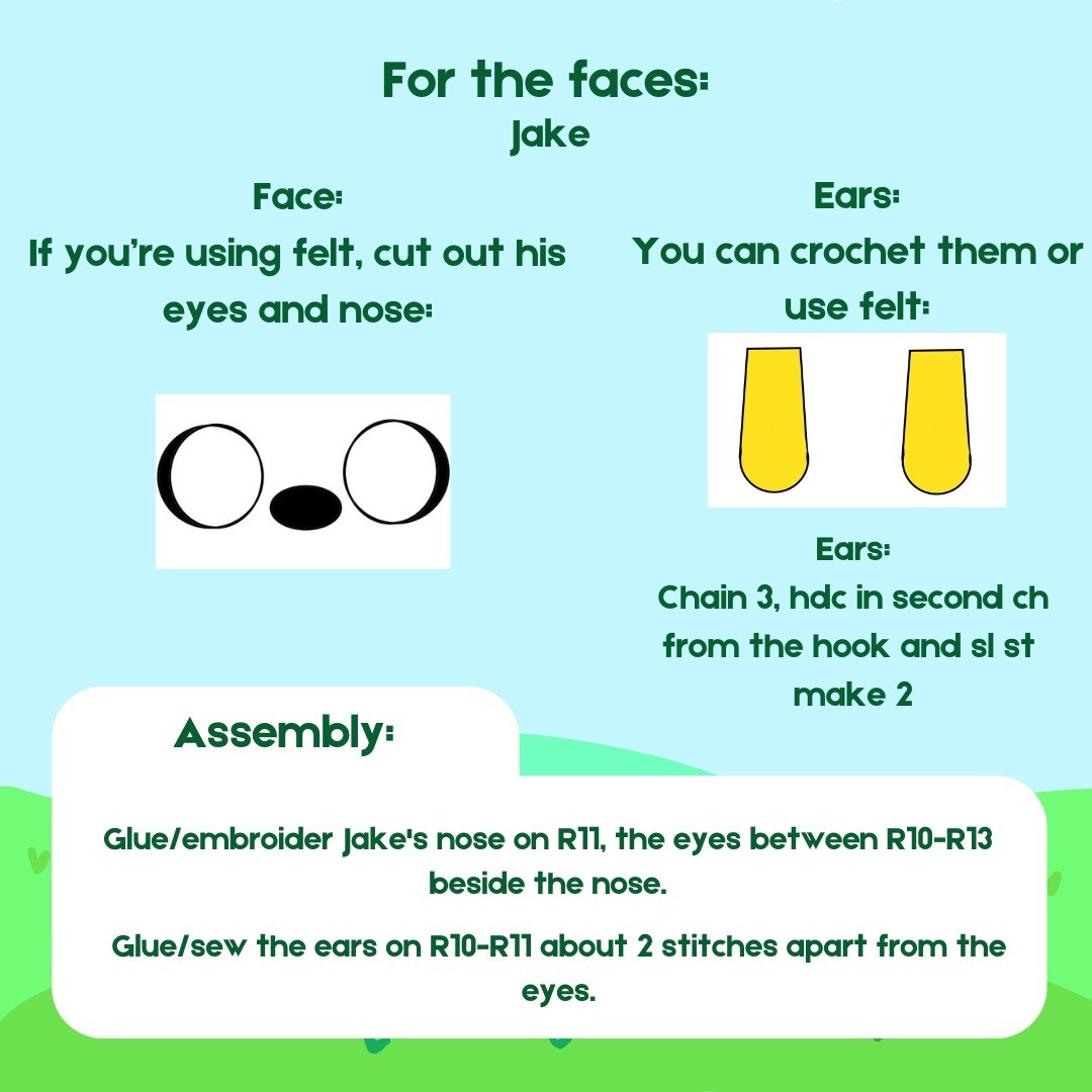 Free Crochet Pattern: Adventure Time Beans