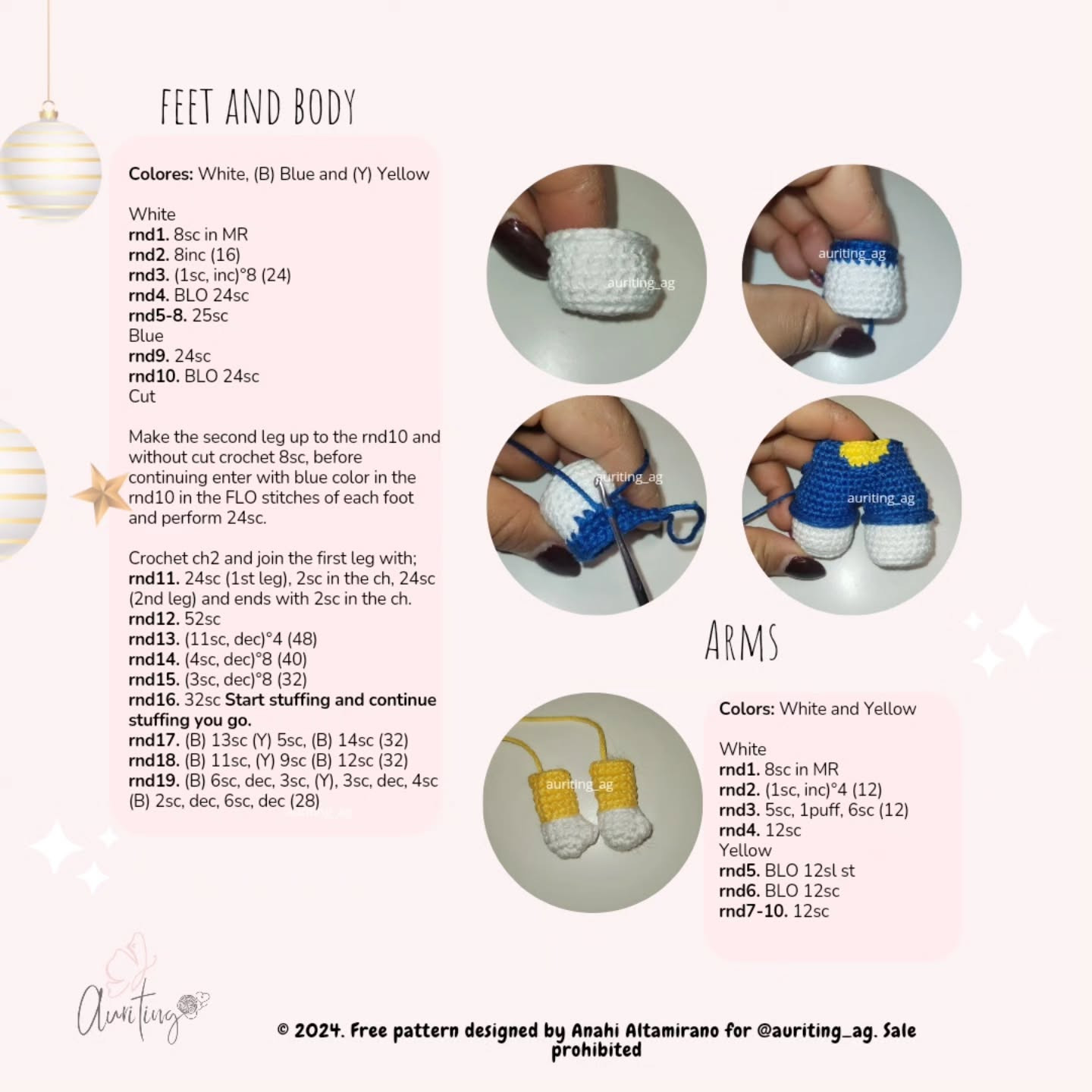Free Crochet Pattern: Amigurumi Hello Kitty