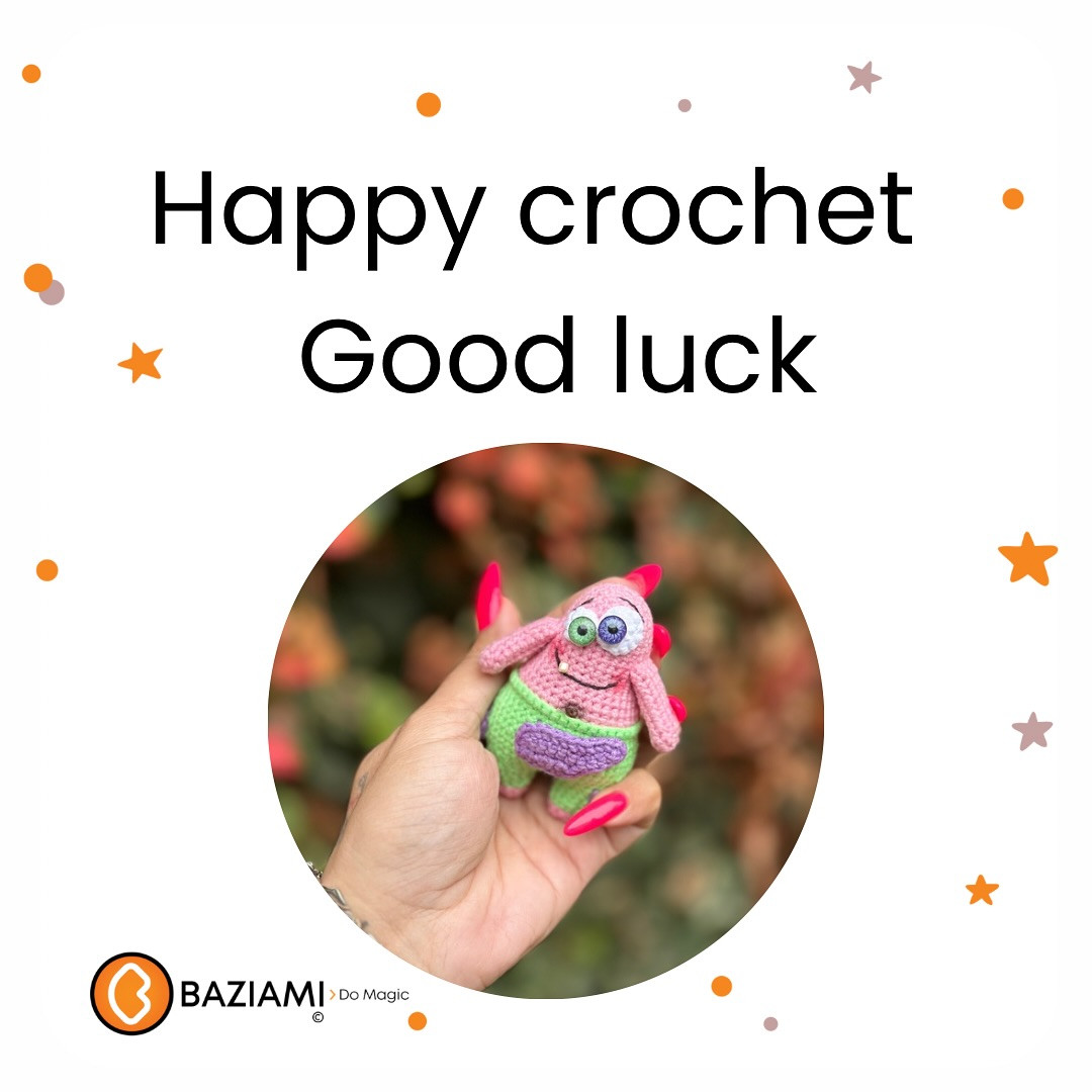 Free Crochet Pattern: Amigurumi Patrick Star