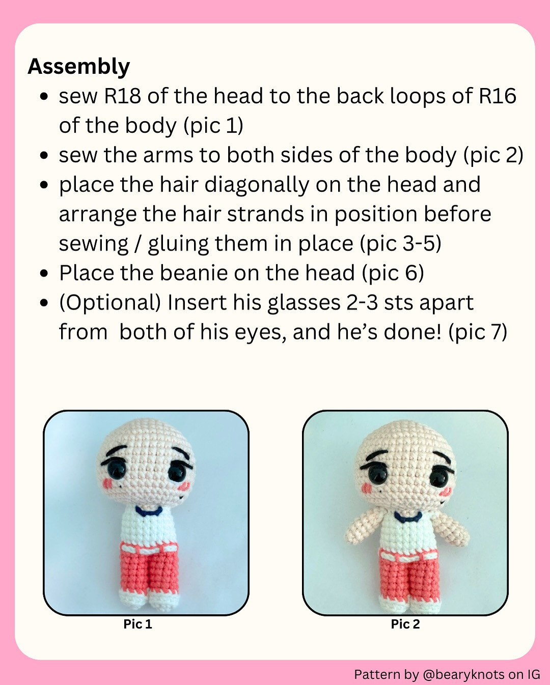 Free Crochet Pattern: ATEEZ Mingi Amigurumi