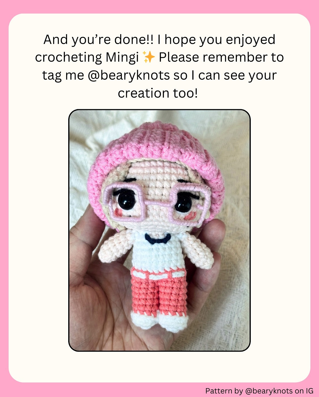 Free Crochet Pattern: ATEEZ Mingi Amigurumi