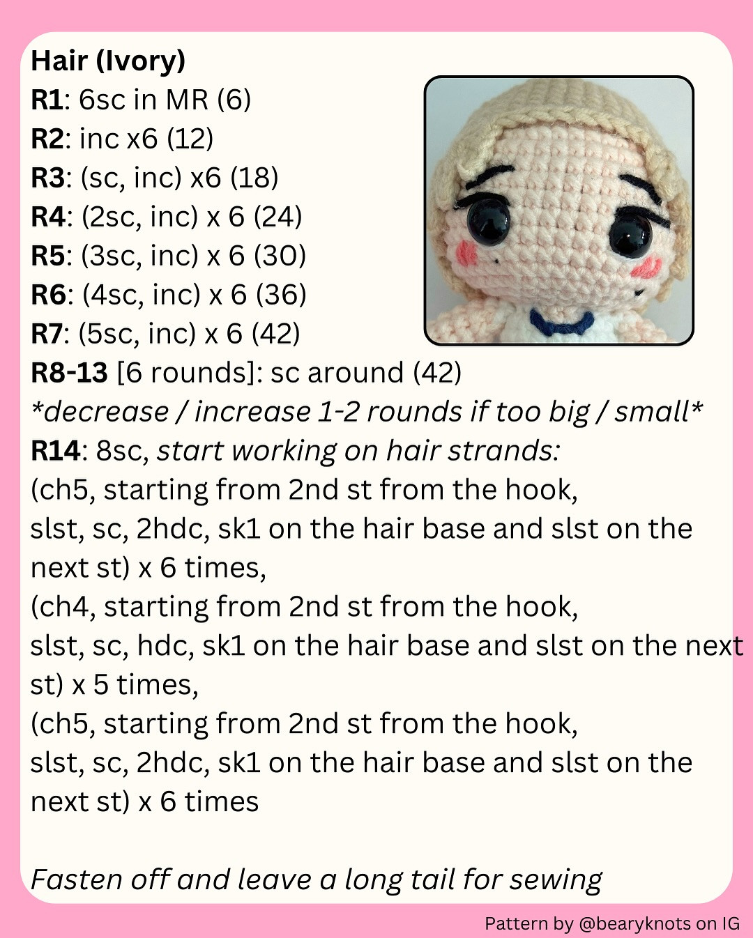 Free Crochet Pattern: ATEEZ Mingi Amigurumi