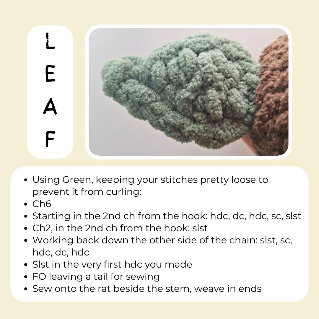 Free Crochet Pattern: Autumn Themed Rats