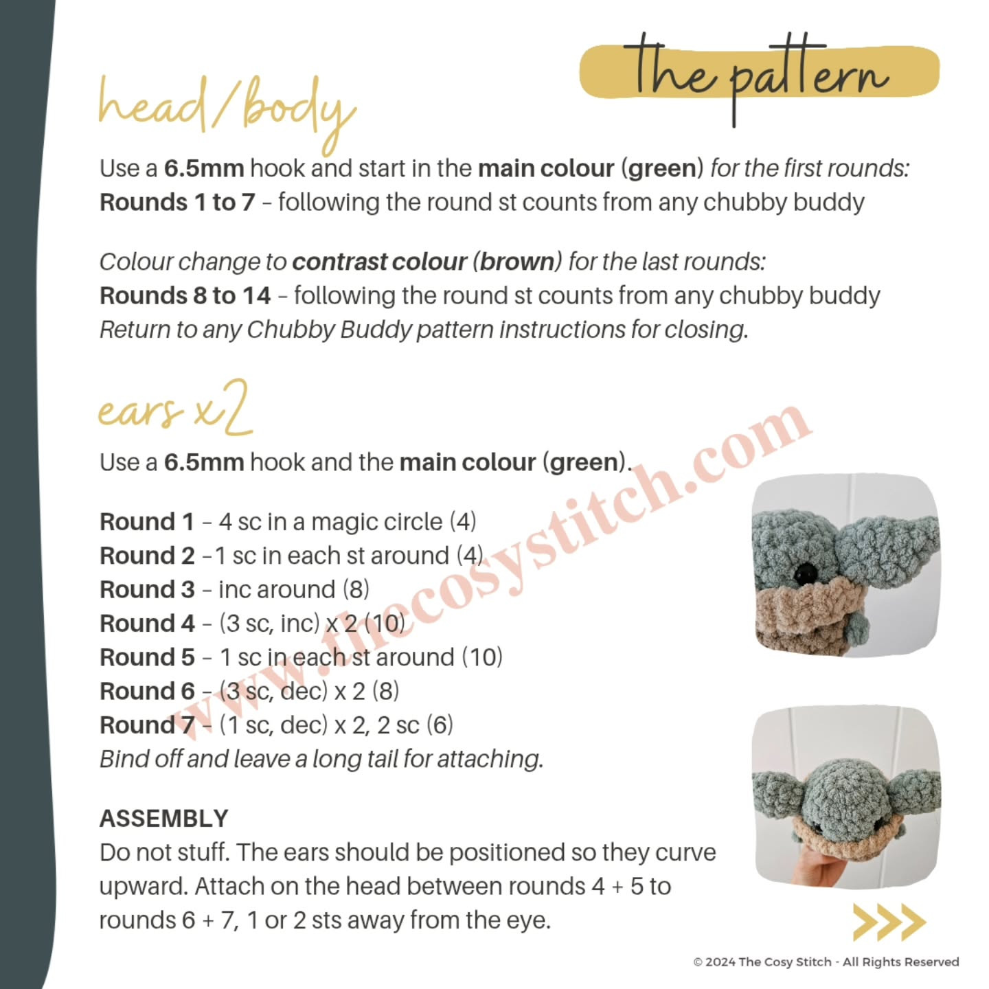 Free Crochet Pattern: Baby Alien Chubby Buddy