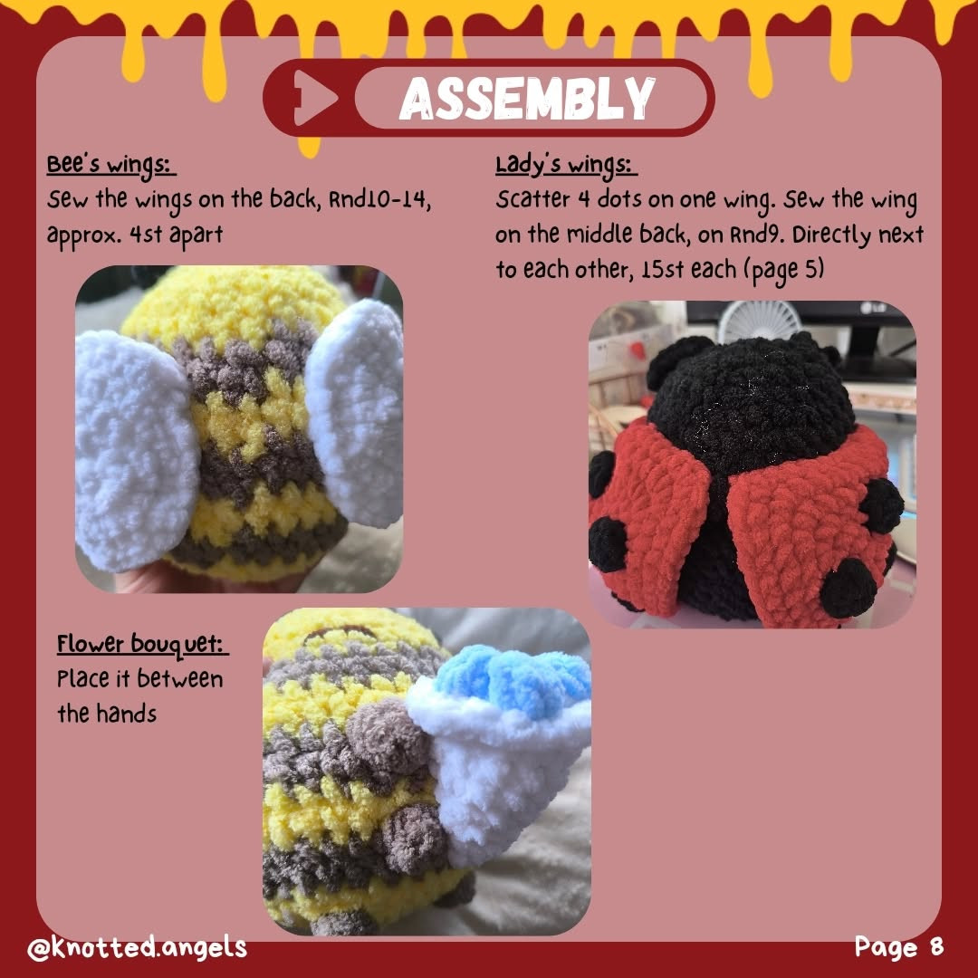 Free Crochet Pattern: Bee and Ladybug Amigurumi
