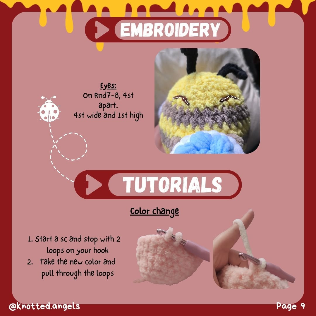 Free Crochet Pattern: Bee and Ladybug Amigurumi