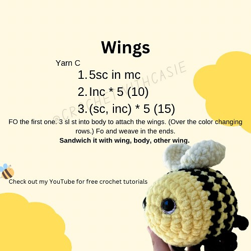 Free Crochet Pattern: Bella the Bee Amigurumi