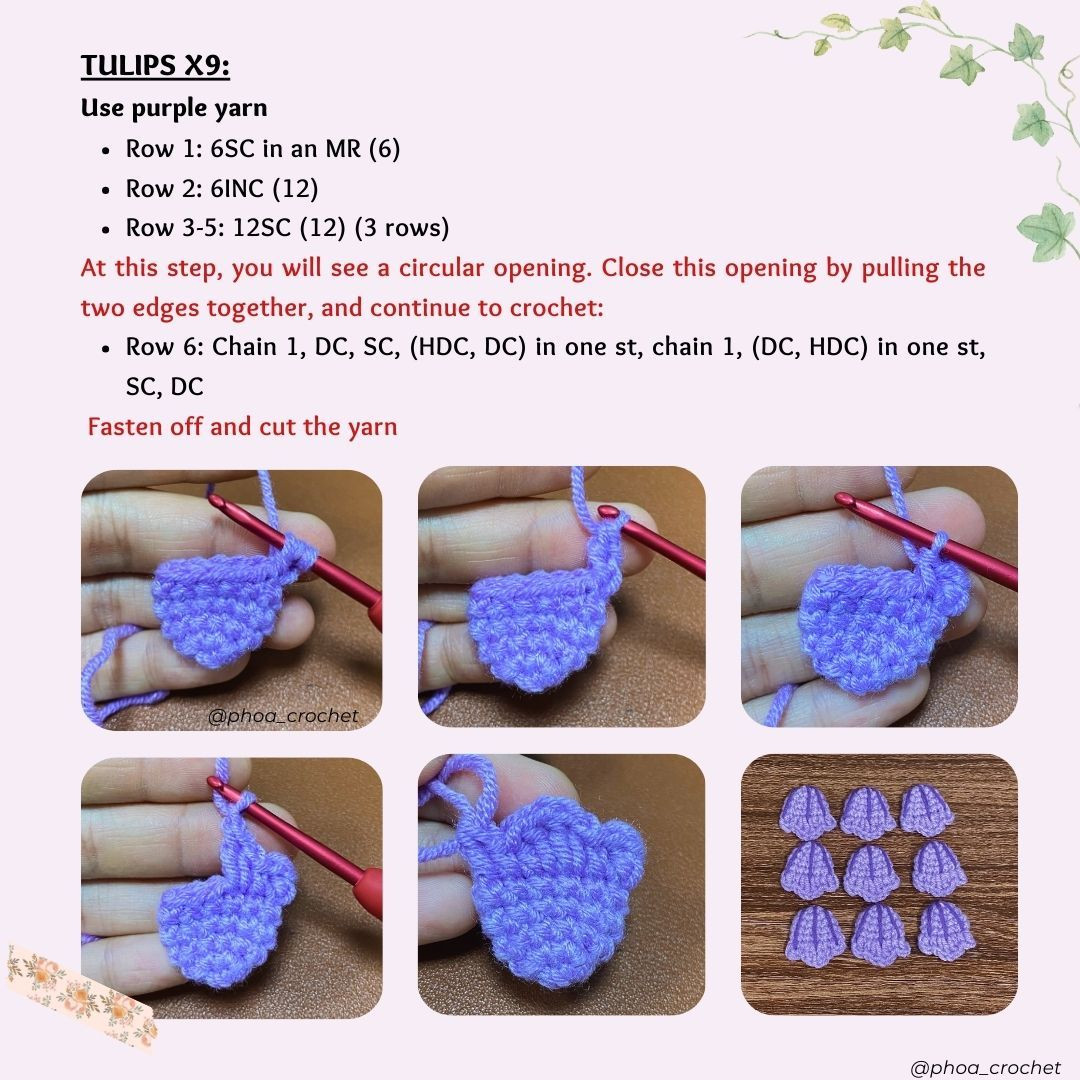 Free Crochet Pattern: Bellflower Hanging Pouch