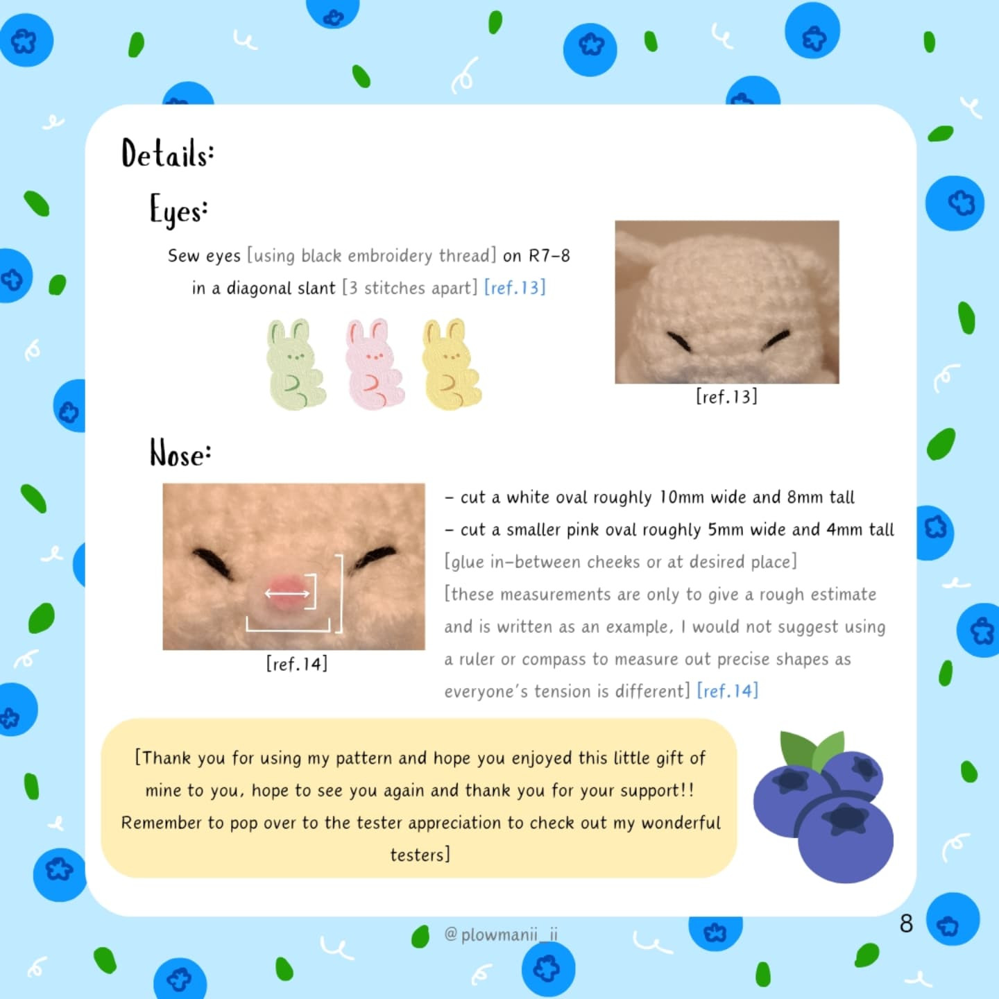 Free Crochet Pattern: Blueberry Amigurumi