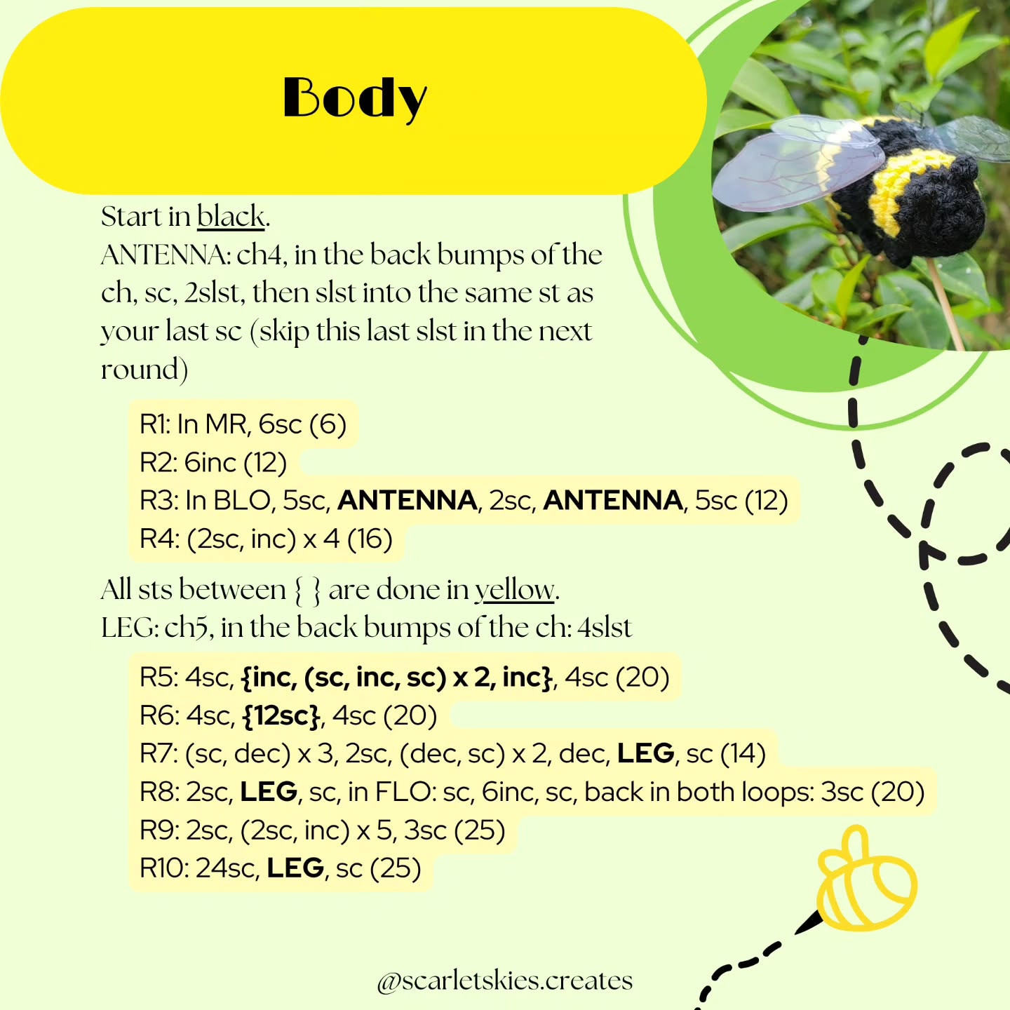 Free Crochet Pattern: Bombus the Bee