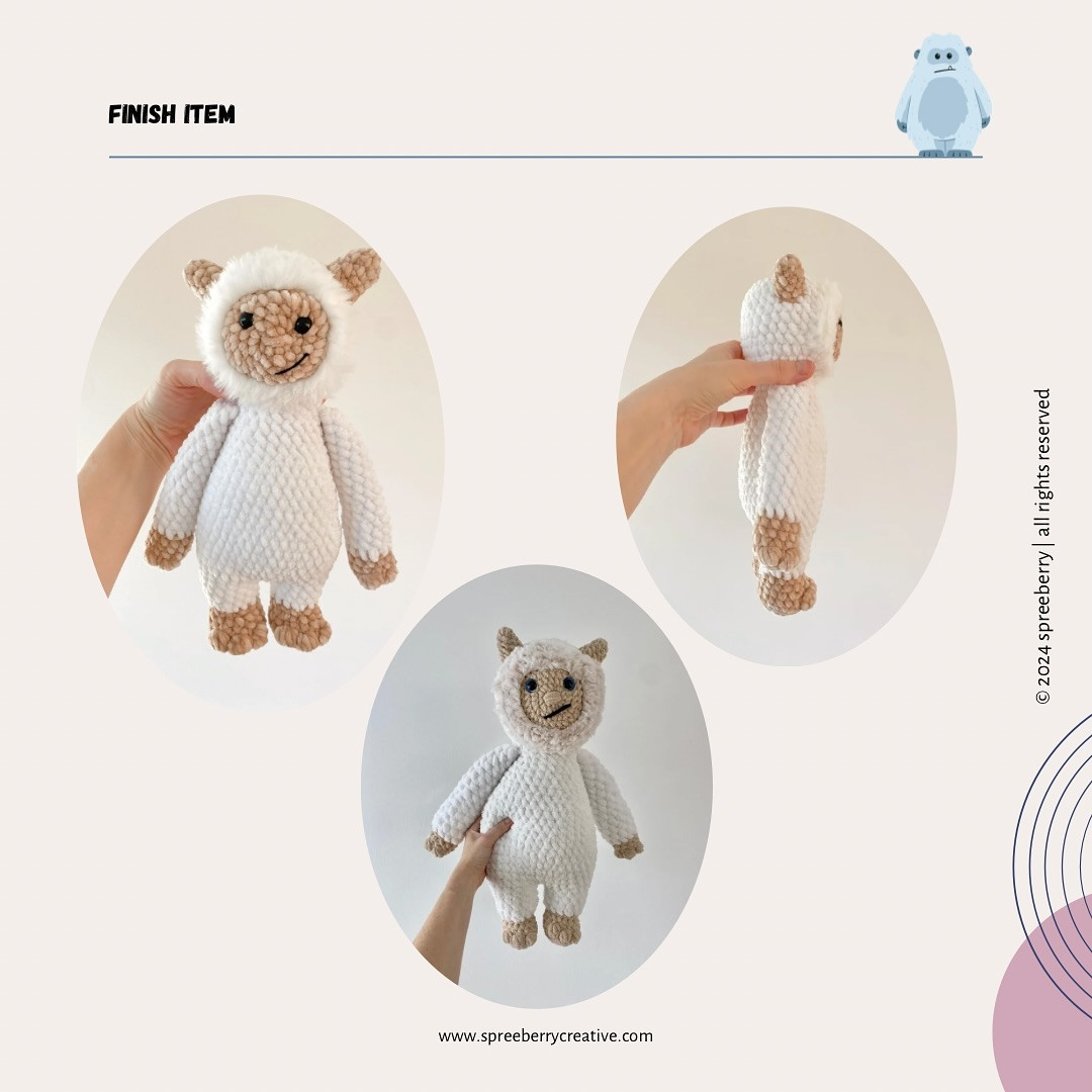 Free Crochet Pattern: Boris the Yeti