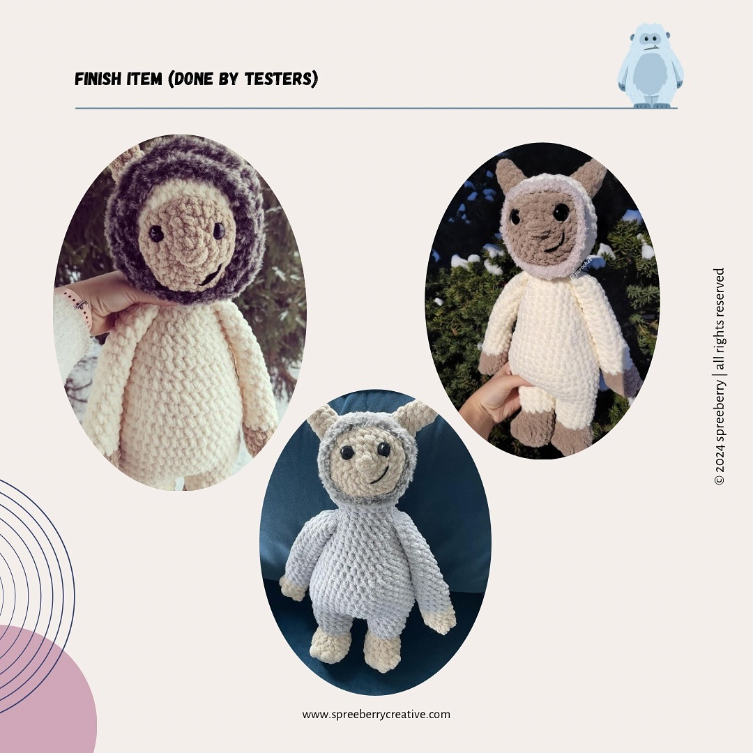 Free Crochet Pattern: Boris the Yeti