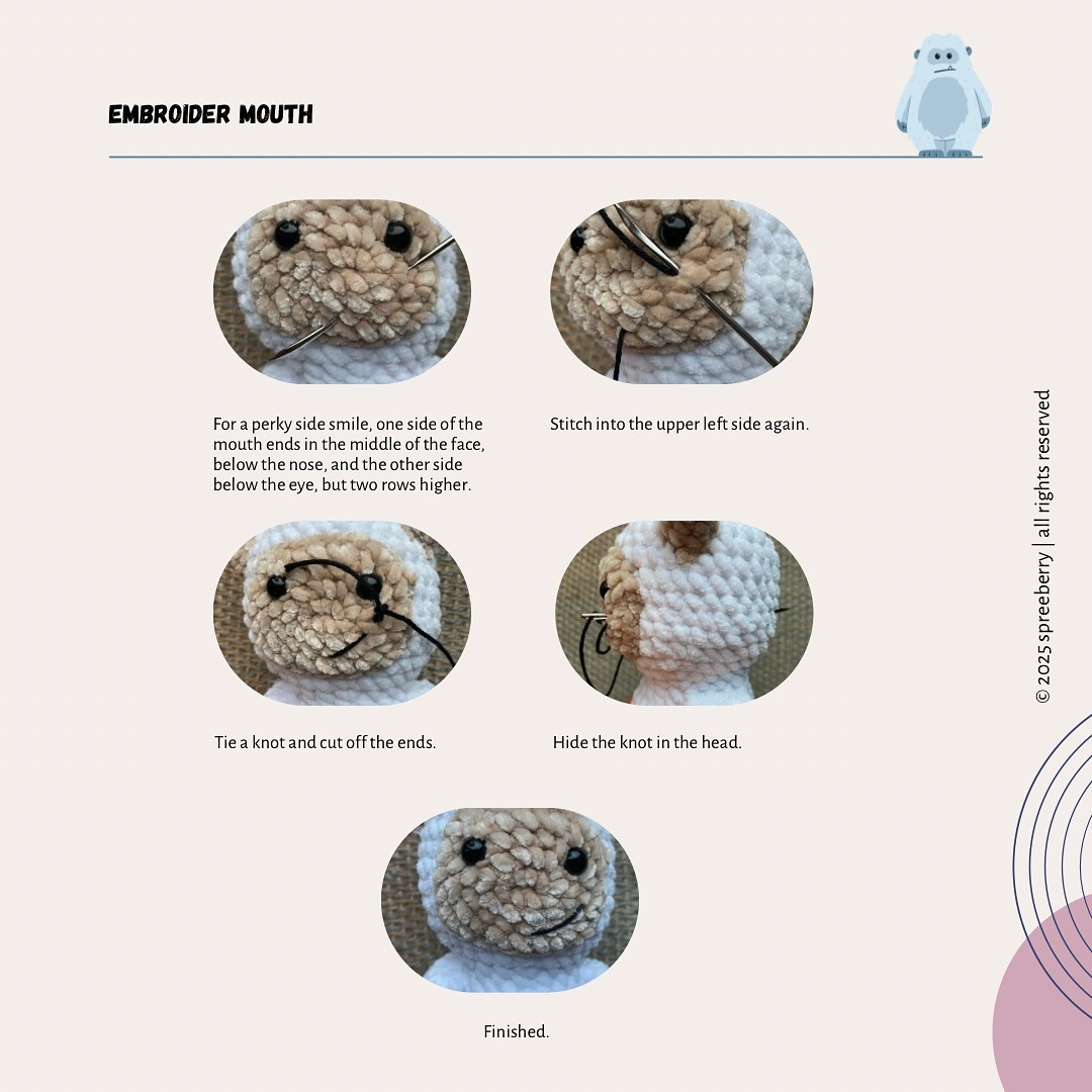 Free Crochet Pattern: Boris the Yeti