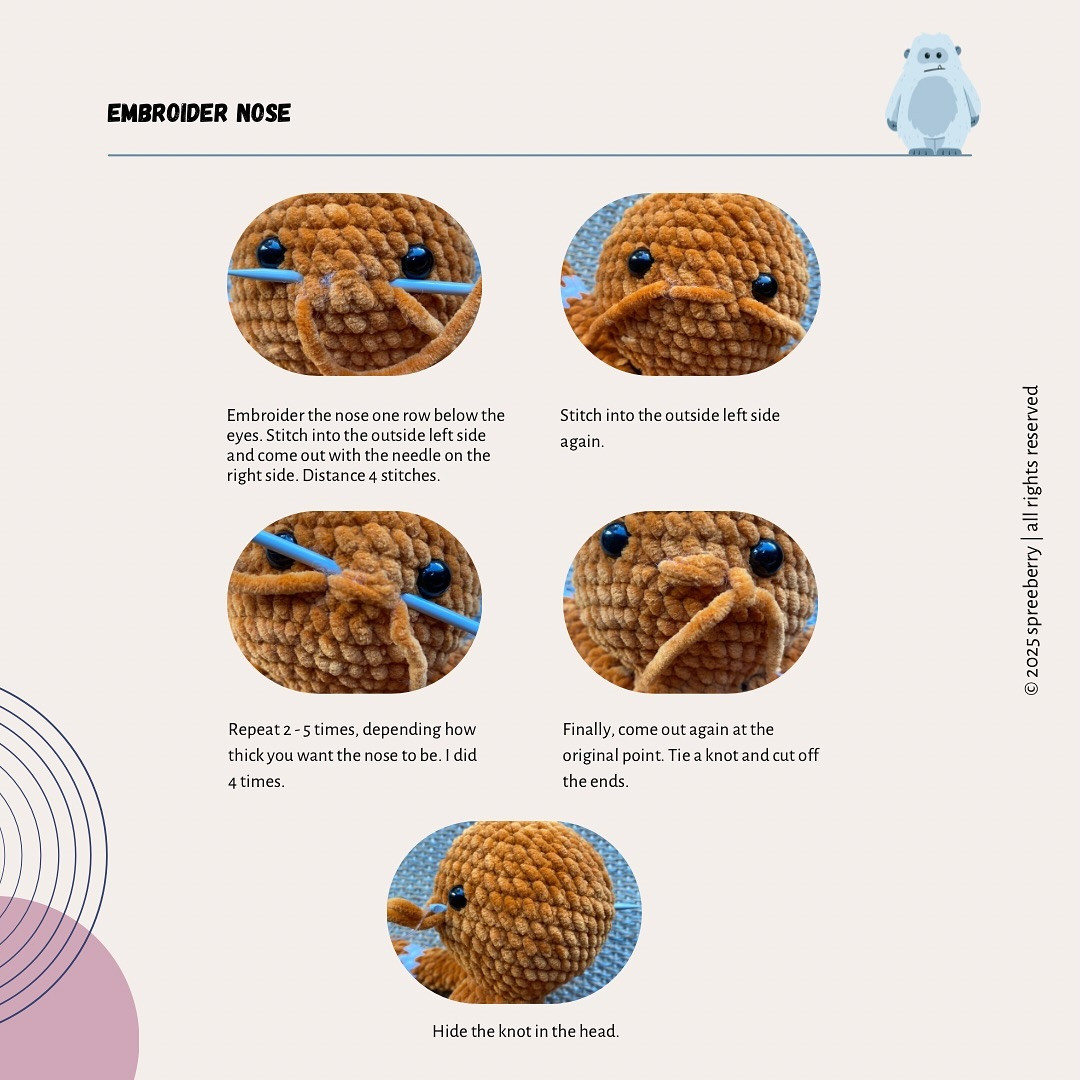 Free Crochet Pattern: Boris the Yeti